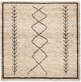 Safavieh Bohemian 6'-0" x 6'-0" Rug in Ivory / Black