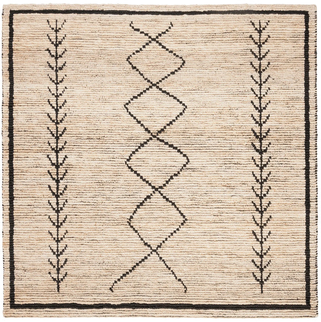 Safavieh Bohemian 6'-0" x 6'-0" Rug in Ivory / Black