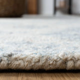 Safavieh Micro-Loop 4'-0" x 6'-0" Rug in Ivory / Blue