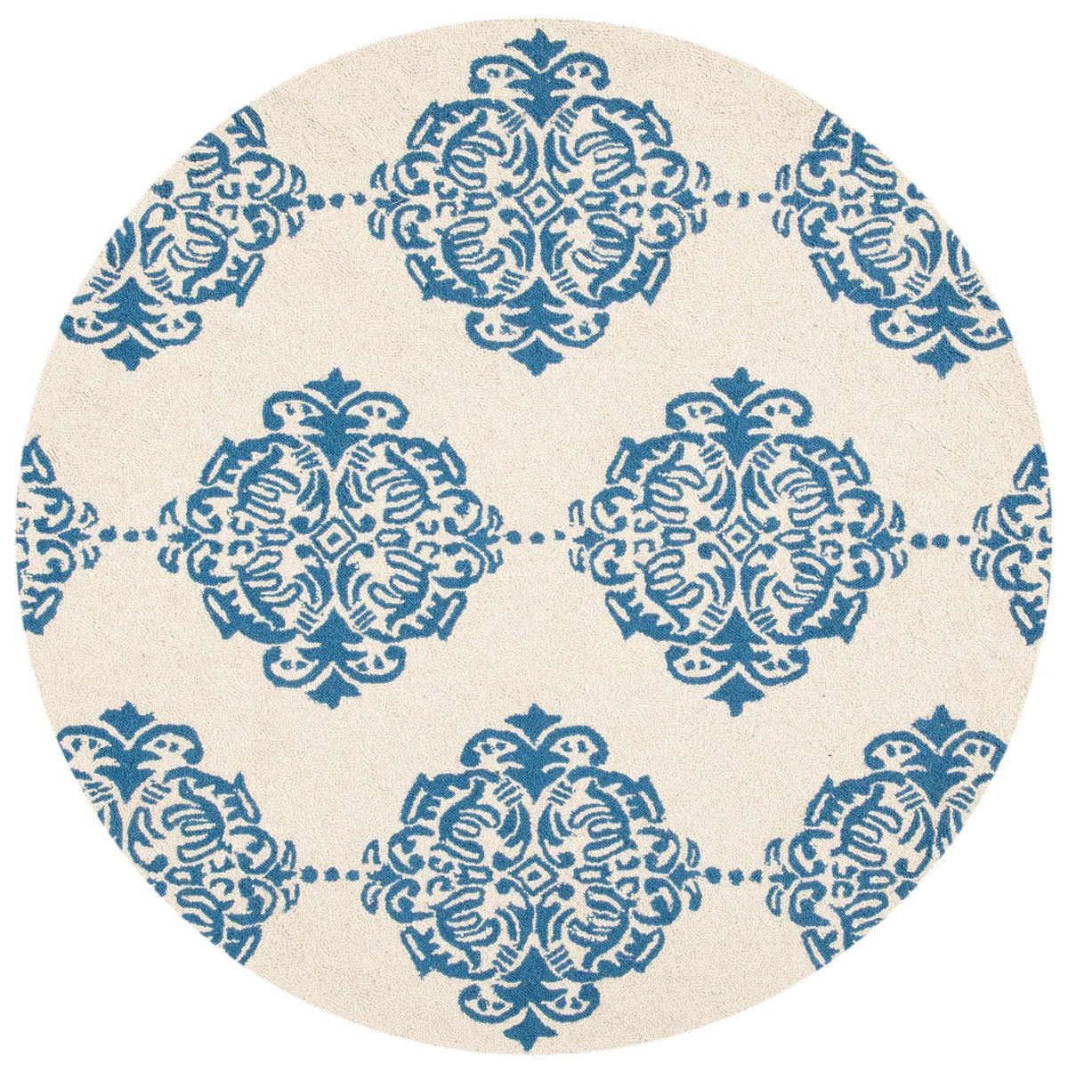 Safavieh Chelsea 5'-0" x 5'-0" Rug in Ivory / Blue