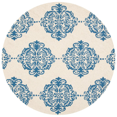 Safavieh Chelsea 5'-0" x 5'-0" Rug in Ivory / Blue