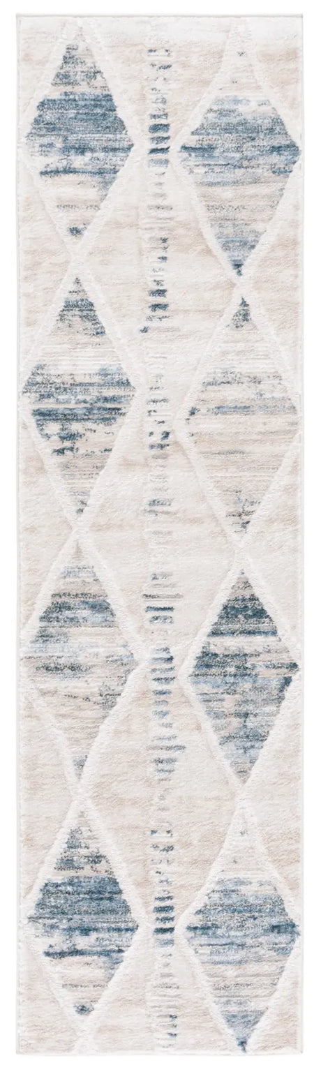 Safavieh Kingston 2'-2" x 8'-0" Rug in Beige / Grey