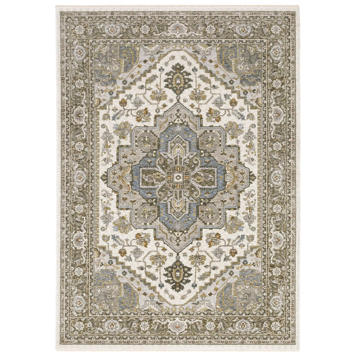 Oriental Weavers Sphinx Maharaja 1144Y Ivory/ Gold Rug - main flat