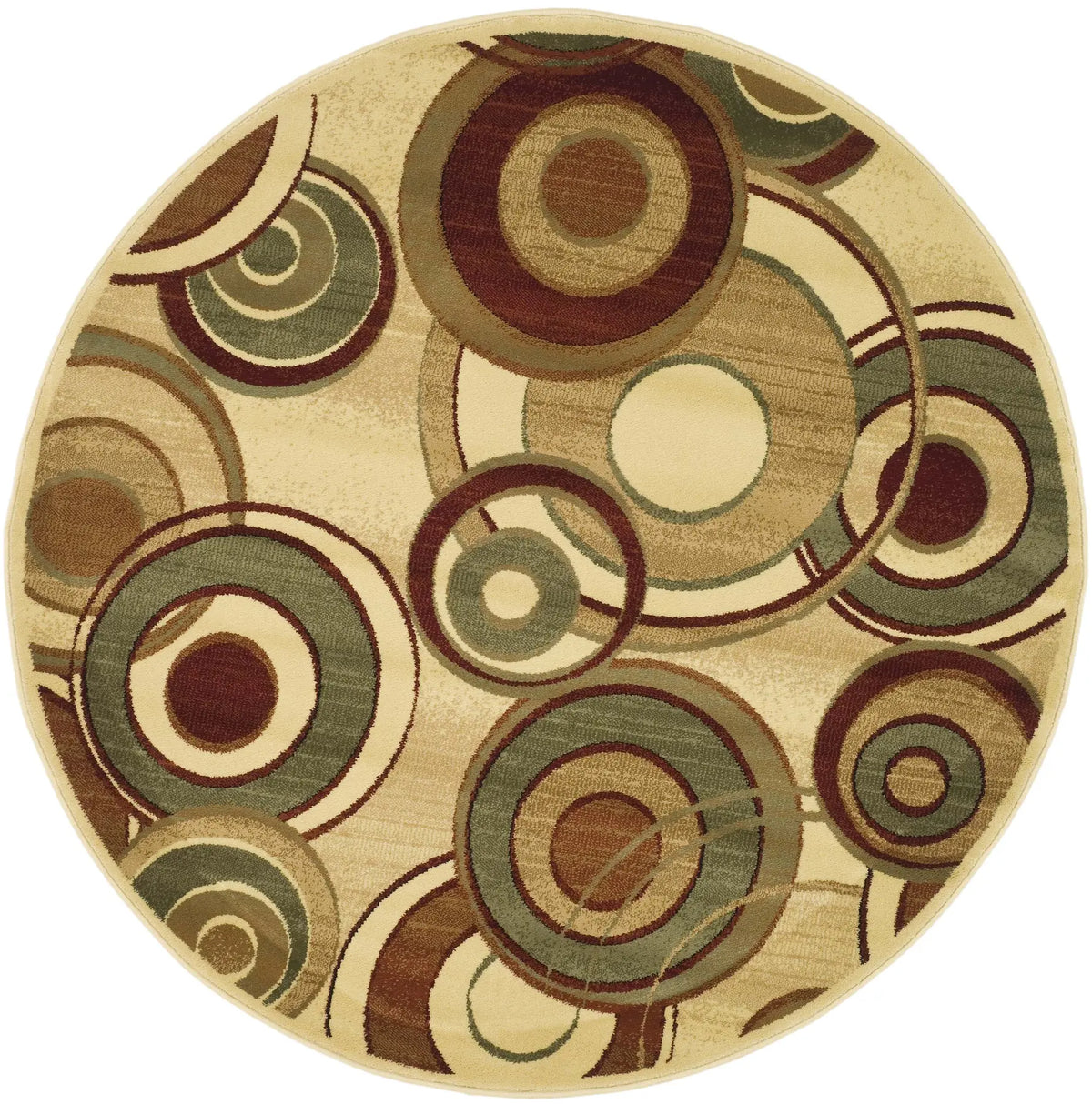 Safavieh Lyndhurst 5'-3" x 5'-3" Rug in Ivory / Multi
