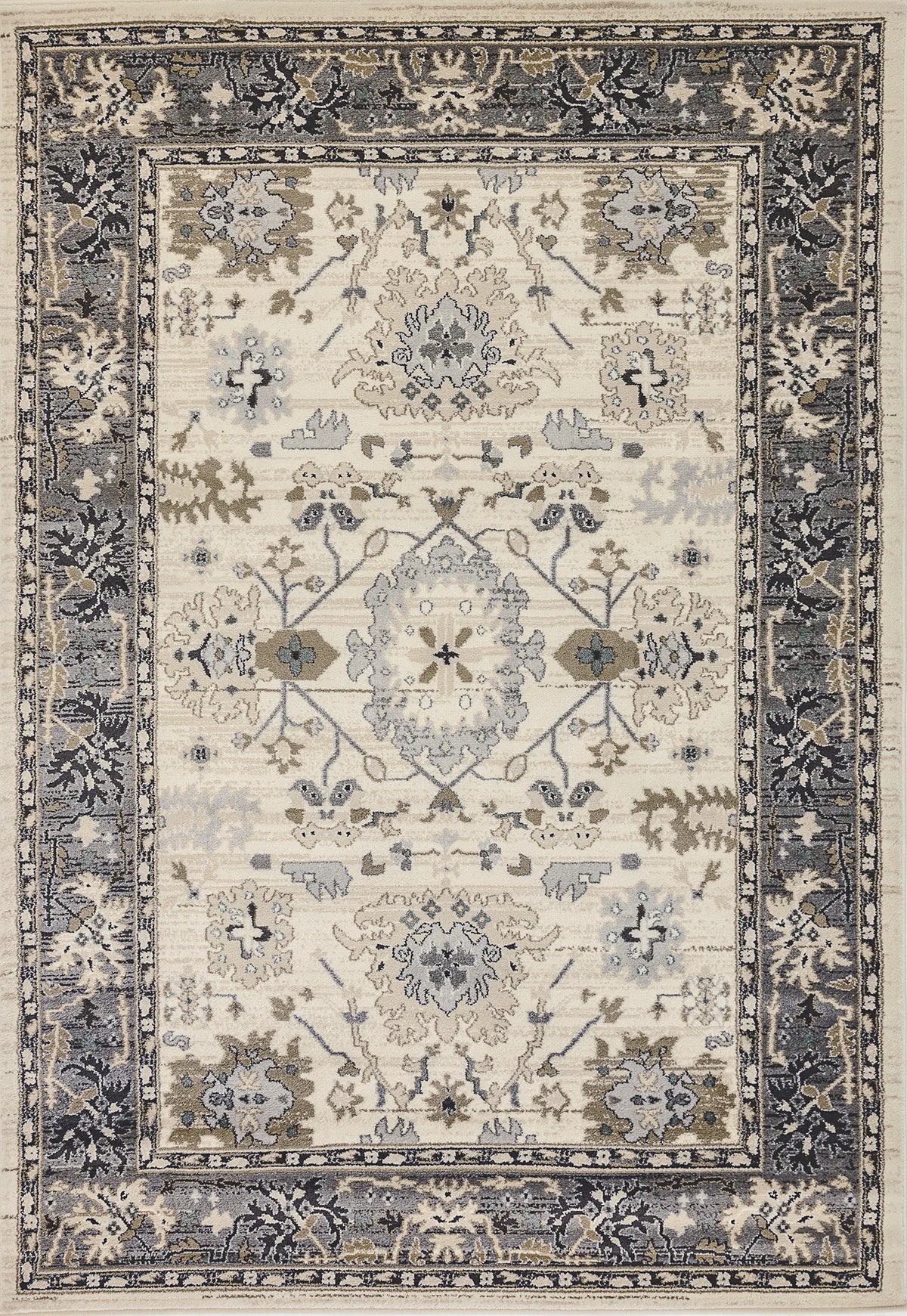 Dynamic Rugs Yazd 8531 Ivory / Grey Rugs - Rectangular