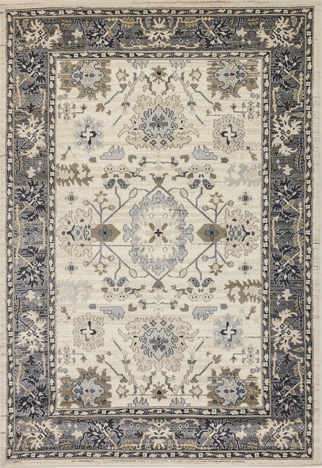 Dynamic Rugs Yazd 8531 Ivory / Grey Rugs - Rectangular