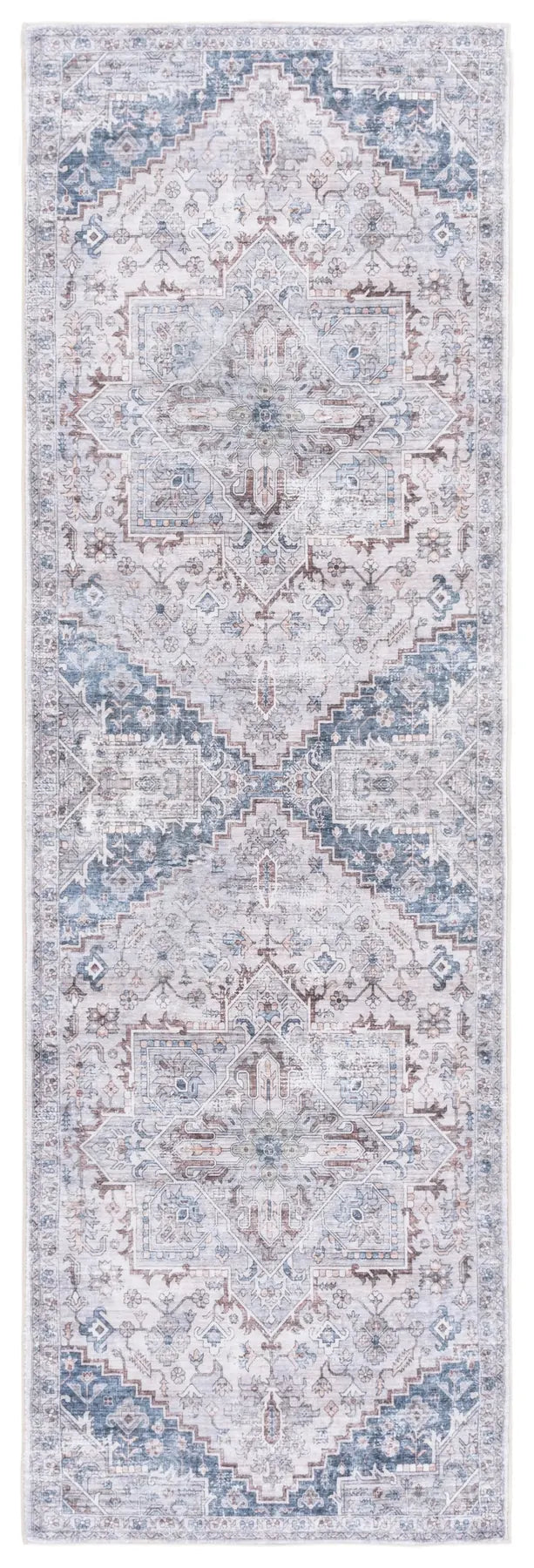 Safavieh Montana 2'-6" x 8'-0" Rug in Grey / Blue