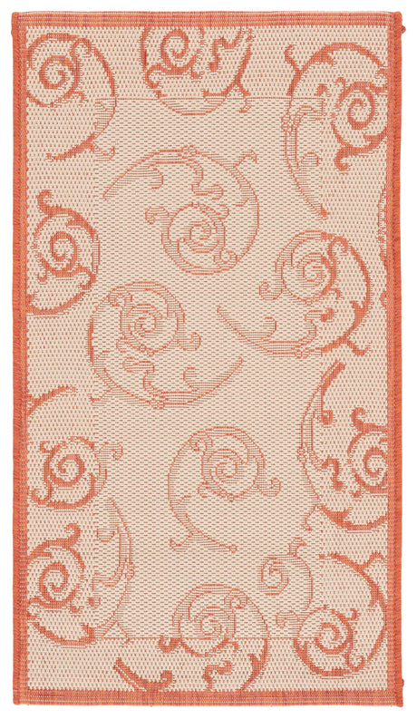 Safavieh Courtyard 2'-0" x 3'-7" Rug in Natural / Terra