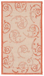 Safavieh Courtyard 2'-0" x 3'-7" Rug in Natural / Terra