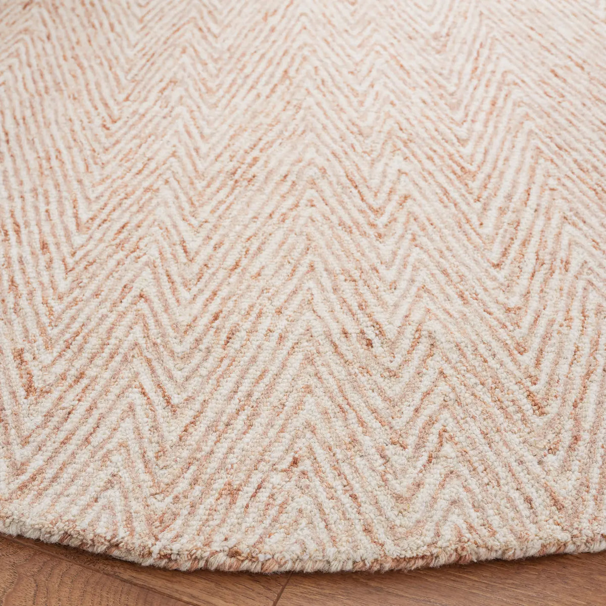 Safavieh Abstract 6'-0" x 6'-0" Rug in Brown / Ivory