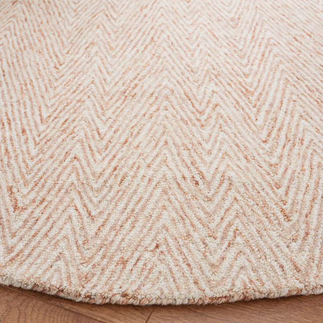 Safavieh Abstract 6'-0" x 6'-0" Rug in Brown / Ivory