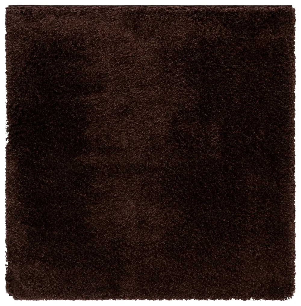 Safavieh Shag 4'-0" x 4'-0" Rug in Brown