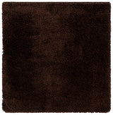 Safavieh Shag 4'-0" x 4'-0" Rug in Brown