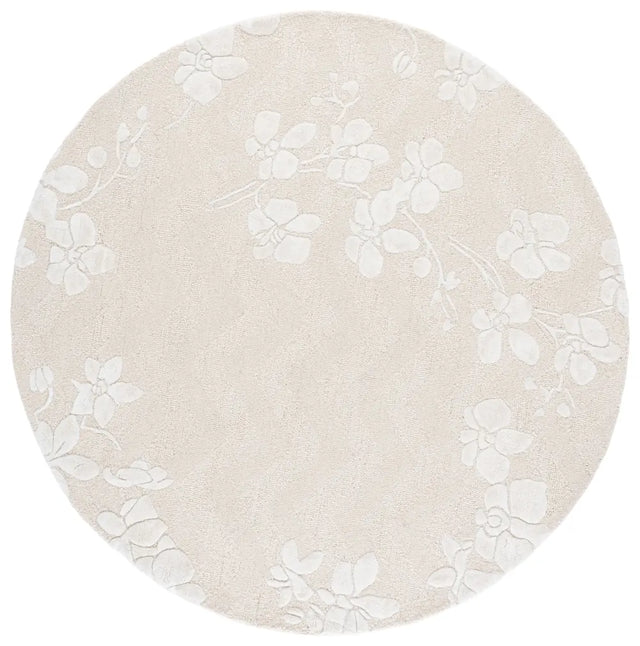 Safavieh Glamour 6'-0" x 6'-0" Rug in Ivory