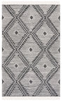 Safavieh Kilim 4'-0" x 6'-0" Rug in Ivory / Black