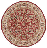 Safavieh Chelsea 5'-6" x 5'-6" Rug in Red / Ivory