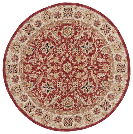 Safavieh Chelsea 5'-6" x 5'-6" Rug in Red / Ivory