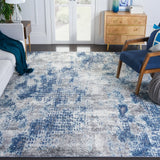 Safavieh Aston 10'-0" x 14'-0" Rug in Navy / Grey