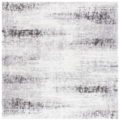 Safavieh Berber Shag 7'-0" x 7'-0" Rug in Grey / Dark Grey
