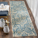 Safavieh Amsterdam 2'-3" x 8'-0" Rug in Ivory / Light Blue