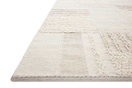 Loloi Manfred Man-01 Ivory/Pebble Rug - rug corner