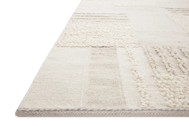 Loloi Manfred Man-01 Ivory/Pebble Rug - rug corner