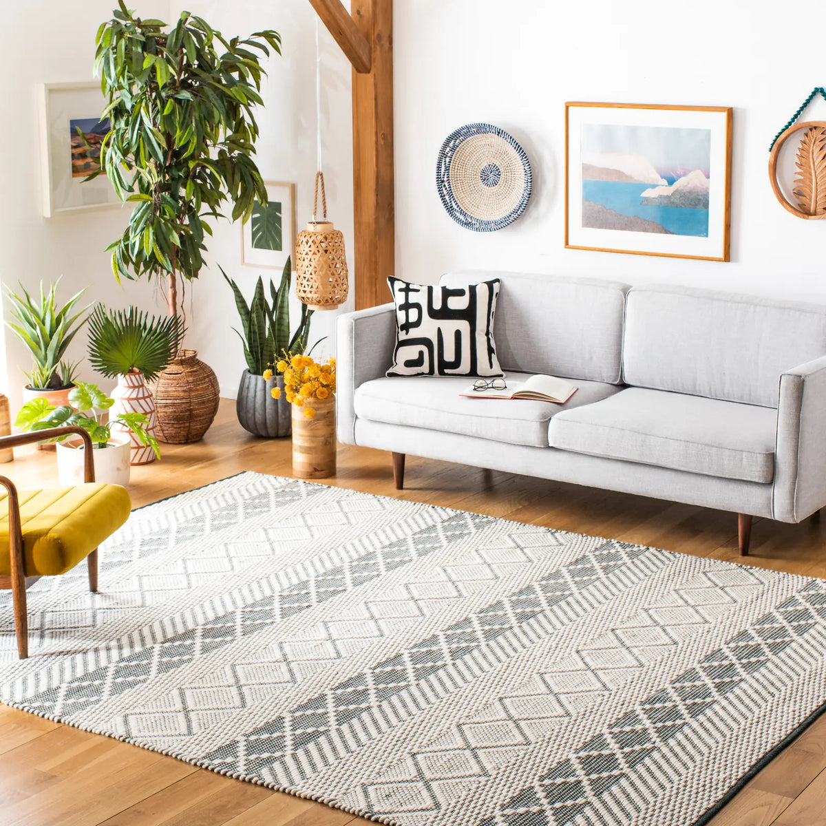 Safavieh Natura 8'-0" x 10'-0" Rug in Ivory / Green