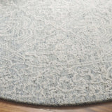 Safavieh Ebony 6'-0" x 6'-0" Rug in Ivory / Light Grey