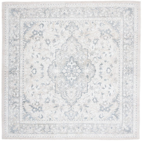 Safavieh Restoration Vintage 6'-0" x 6'-0" Rug in Grey / Ivory