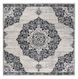 Safavieh Brentwood 6'-7" x 6'-7" Rug in Ivory / Black