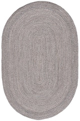 Safavieh Braided 5'-0" x 8'-0" Rug in Ivory / Steel Grey