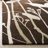 Safavieh Soho 3'-6" x 5'-6" Rug in Dark Brown / Multi