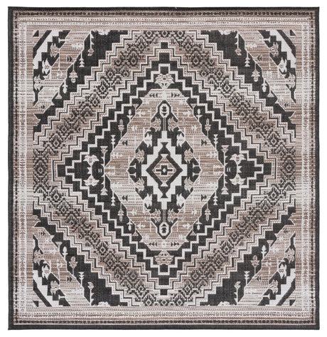 Safavieh Havana 6'-7" x 6'-7" Rug in Light Brown / Black