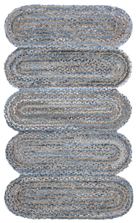 Safavieh Cape Cod 3'-0" x 5'-0" Rug in Blue / Natural