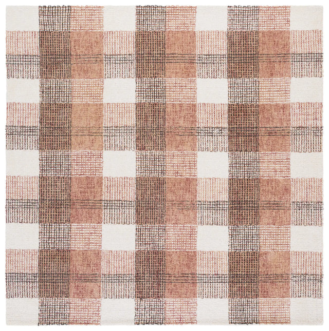 Safavieh Genre 6'-0" x 6'-0" Rug in Ivory / Red