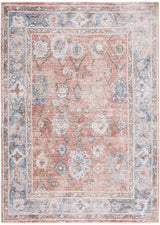 Safavieh Jasmine 4'-5" x 6'-5" Rug in Rust / Blue