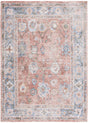 Safavieh Jasmine 4'-5" x 6'-5" Rug in Rust / Blue