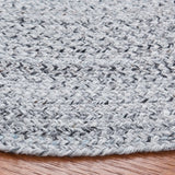Safavieh Braided 5'-0" x 5'-0" Rug in Silver