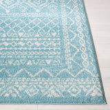 Safavieh Tulum 4'-0" x 6'-0" Rug in Turquoise / Ivory