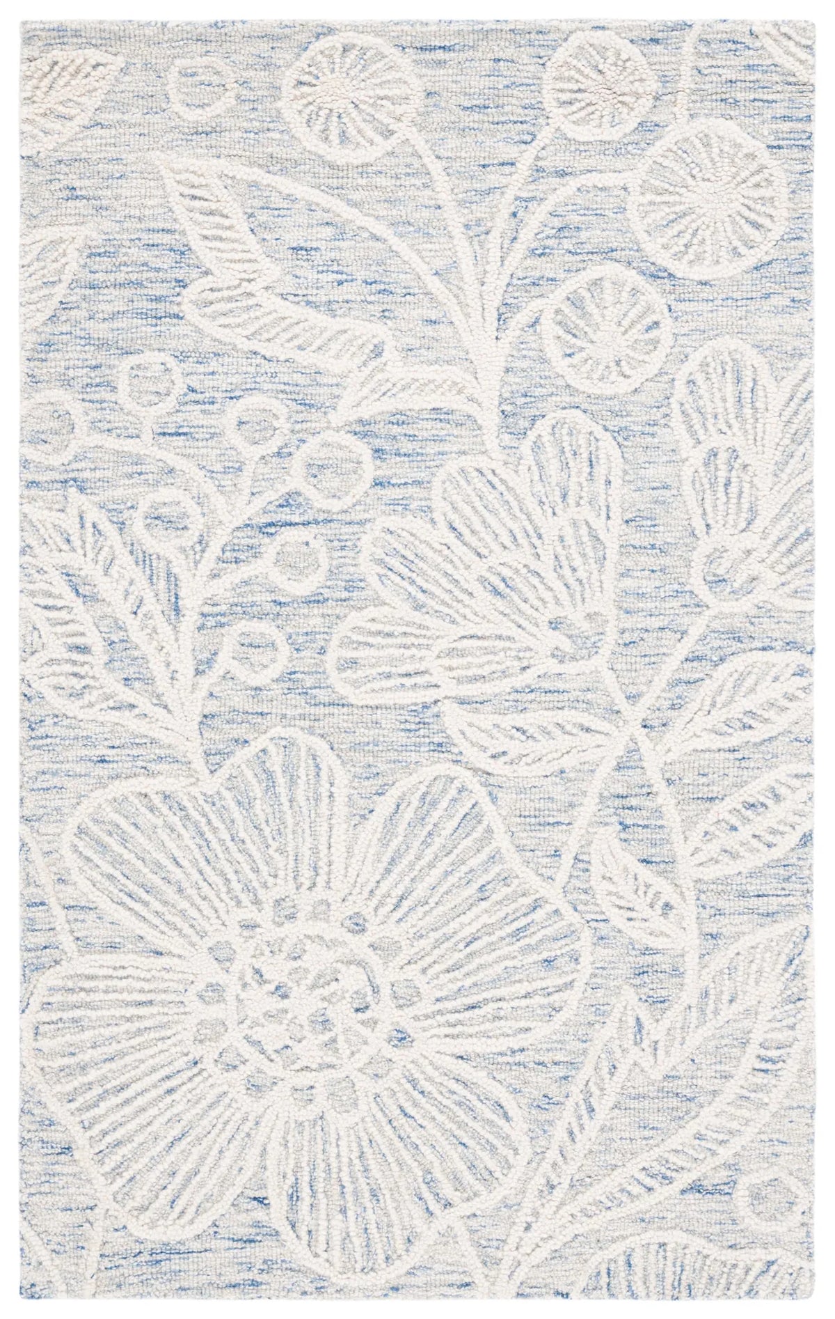 Safavieh Jardin 3'-0" x 5'-0" Rug in Blue / Ivory