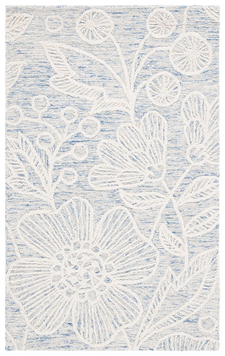 Safavieh Jardin 3'-0" x 5'-0" Rug in Blue / Ivory