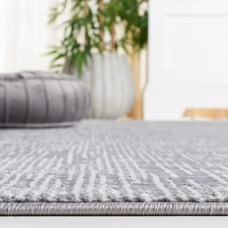 Safavieh Continental 4'-0" x 6'-0" Rug in Dark Grey / Light Grey