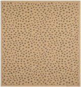 Safavieh Courtyard 6'-7" x 6'-7" Rug in Natural / Gold