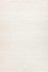 Chandra Jaelynn JAE-55902 White rug, flat view