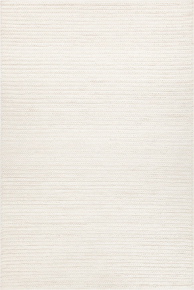 Chandra Jaelynn JAE-55902 White rug, flat view