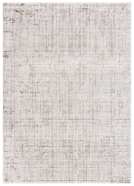 Safavieh Harlow 4'-0" x 6'-0" Rug in Ivory Grey / Rust