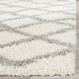 Safavieh Sgd-Dallas Shag 10'-0" x 14'-0" Rug in Ivory / Grey