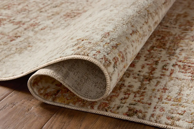 Loloi Nellie NEL-02 Natural / Sunset Rug - pile height