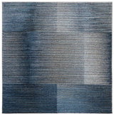 Safavieh Galaxy 5'-3" x 5'-3" Rug in Blue / Navy