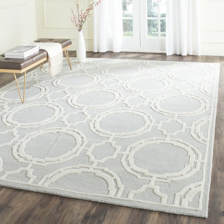 Safavieh Cambridge 8'-0" x 10'-0" Rug in Grey / Ivory